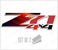 Z71 4x4 Off Road Decal Chevy Silverado Replacement 2007-2019 Metallic Set 2 Z71 4x4 Off Road Decal Chevy Silverado Replacement 2007-2019 Metallic Set 2