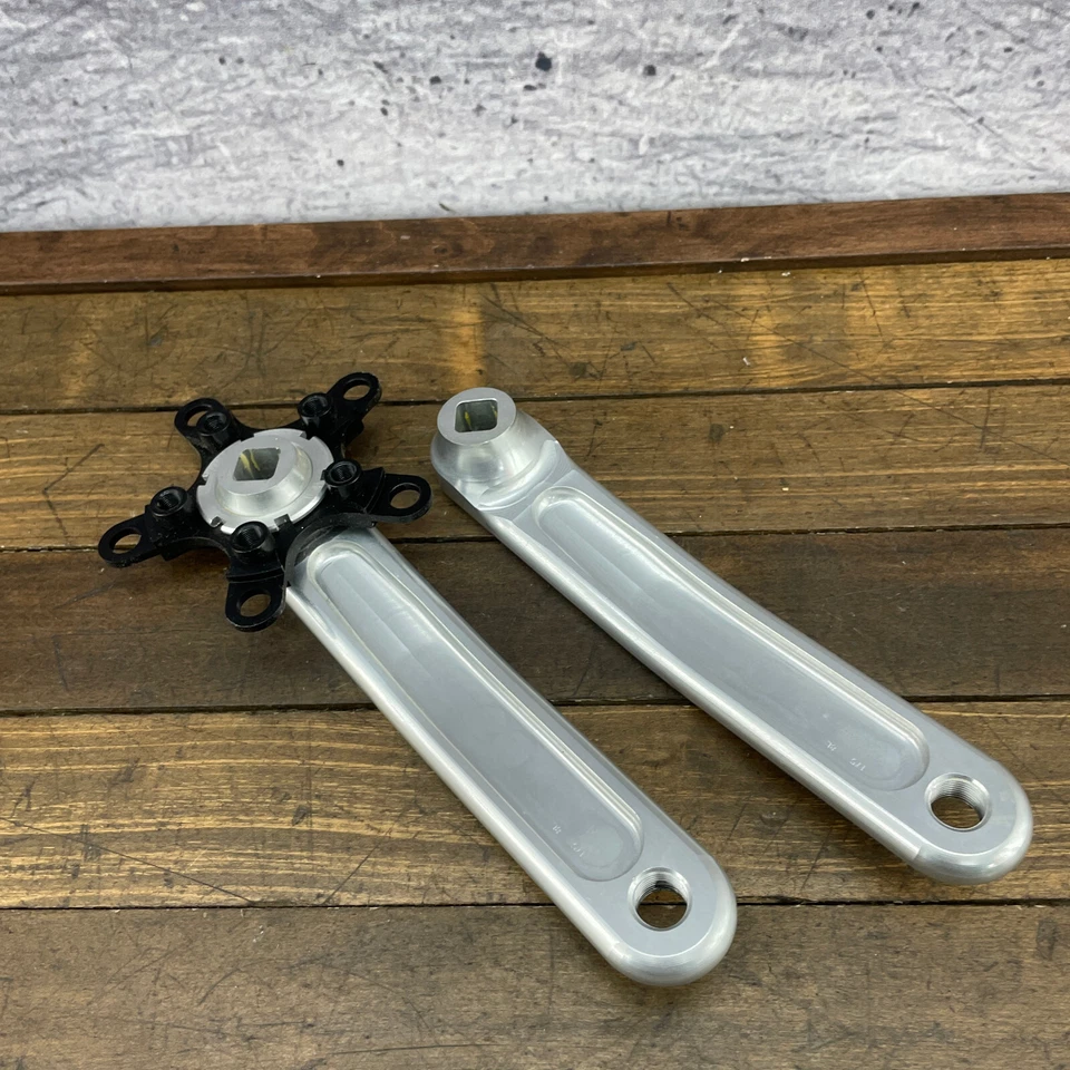 Juego de bielas Coda vintage EE. UU. CNC 175 mm bielas Cannondale Triple 94 58 90s MTB Foto 4 de 4