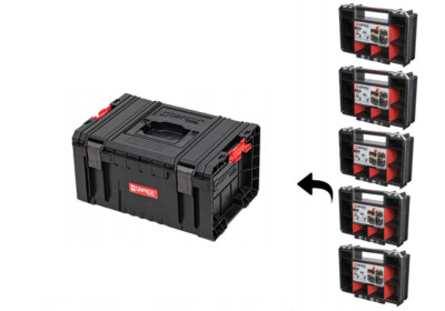 Werkzeugkasten SET QBRICK 7776 Modulare Werkzeugbox Koffer mit 5 Multi Organizer