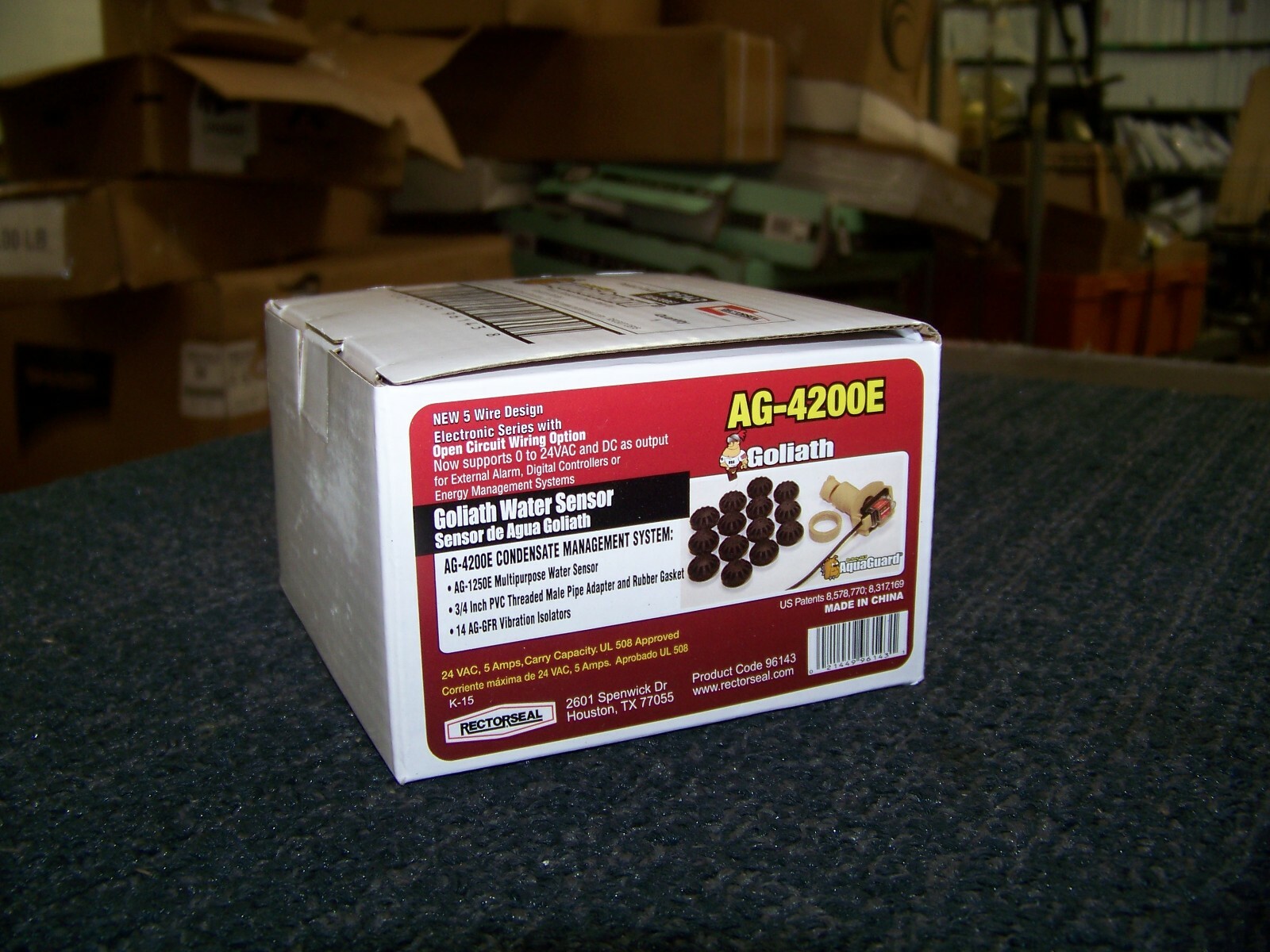 Rectorseal AquaGuard water sensor & drain port for Goliath series eBay