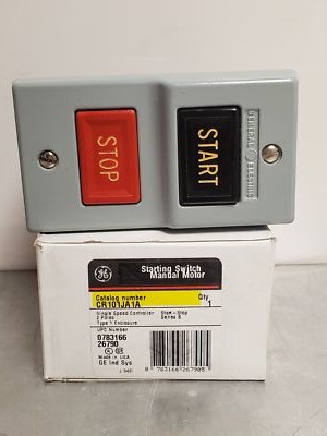 CR101JA1A GE START STOP SINGLE SPEED MANUAL MOTOR SWITCH