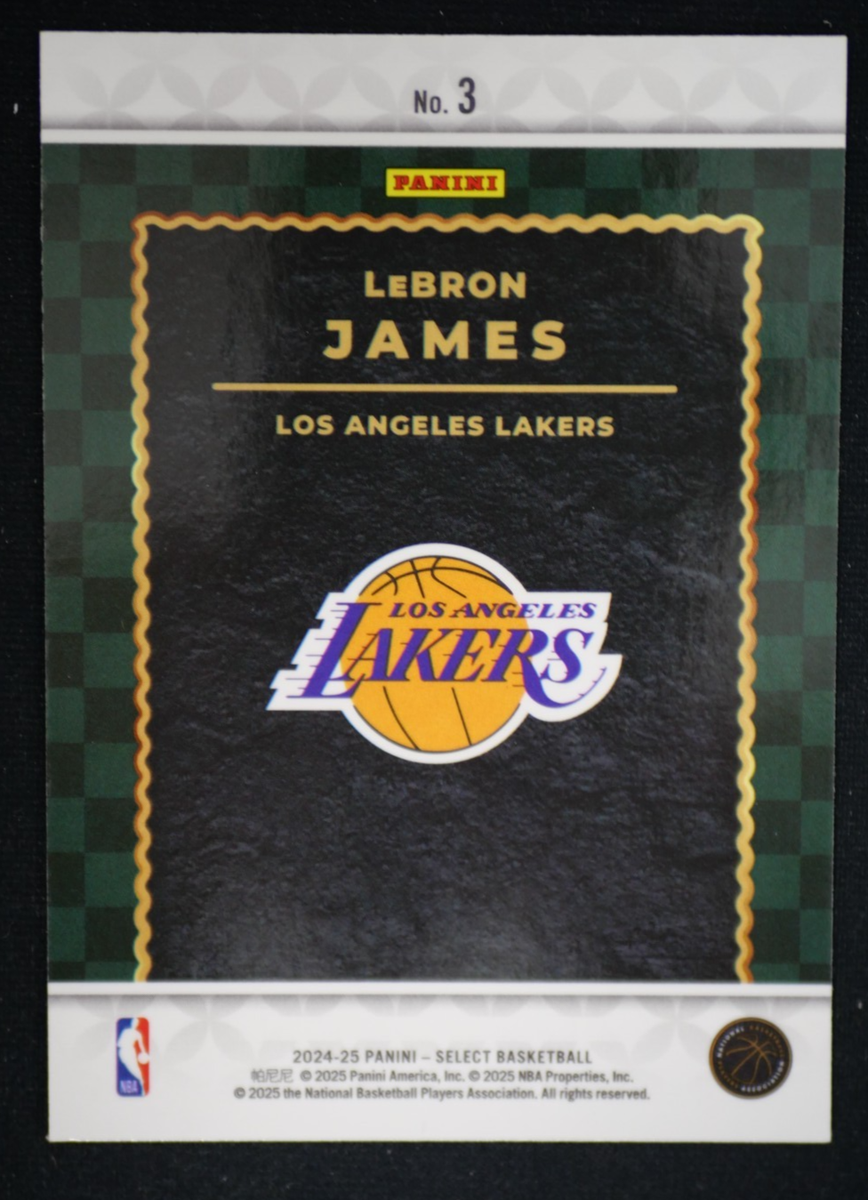 LEBRON JAMES 2024-25 PANINI SELECT BASKETBALL SCORE SELECT