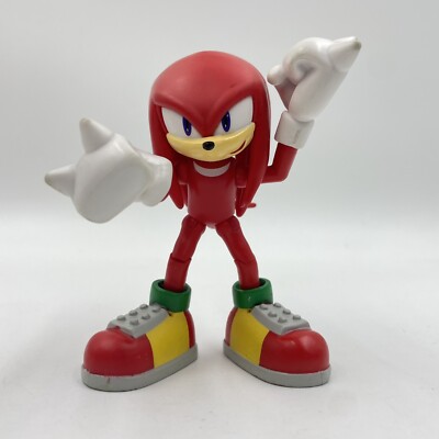 Jazwares Knuckles Super Poser 7'' Action Figure Toy Sonic The Hedgehog Sega