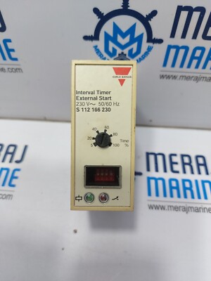 Carlo Gavazzi S 112 166 230 Intervall Timer Externe Start 230V ~50/60Hz