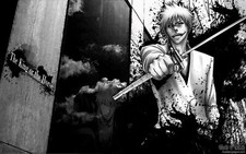 Anime bleach kurosaki ichigo hollow paint Custom Gaming Mat Desk