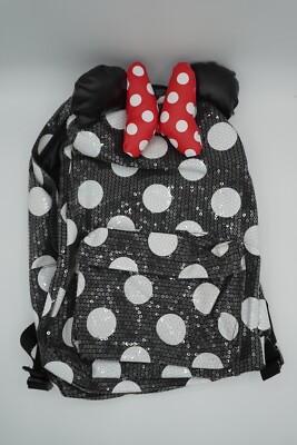 Minnie Mouse BACKPACK Disney Parks Ears, Polka Dots, Bow  display picture 3