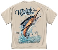 Wicked Fish WF131 T-Shirt - PreShrunk Cotton - 6 Sizes