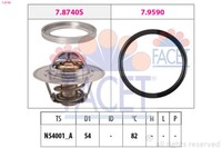 Facet Thermostat KüHlmittel 82°C Passend FüR Audi Q5 A4 Avant Seat Exeo ST