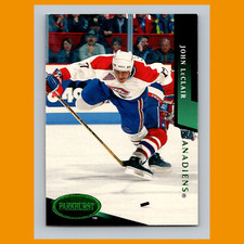 John LeClair #107 1993 Parkhurst Emerald Ice Montreal Canadiens Hockey Card NHL