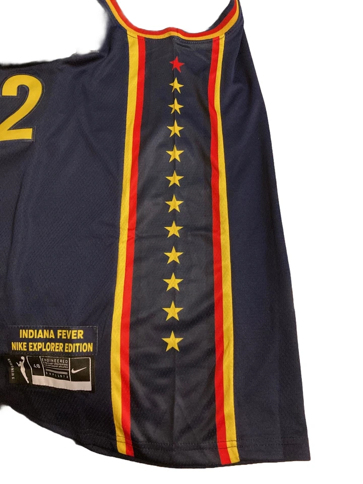 Caitlin Clark #22 Indiana Fever Stitched Blue Jersey Adult Size Medium - Image 2 of 4