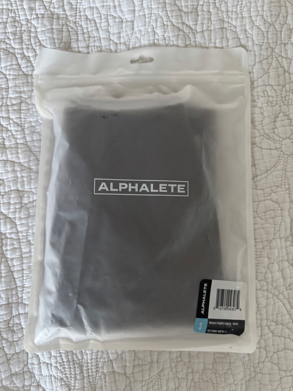 ALTRA Leggings Alphalete Amplify nuovi con etichette taglia small S moka marrone chiaro scrunch butt nuovi