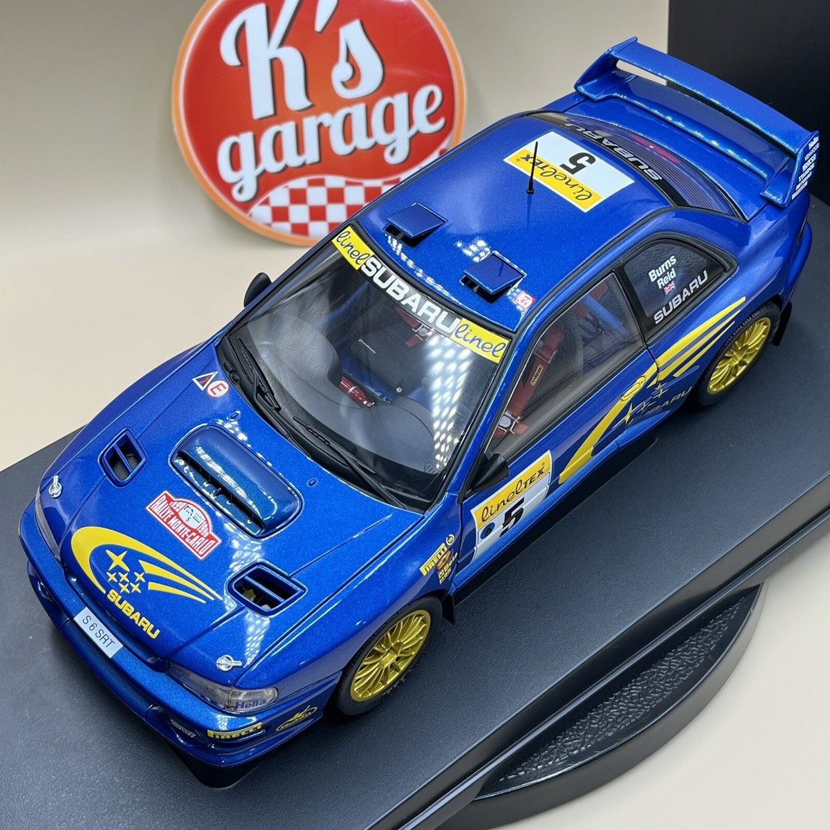 AUTOart 1/18 Subaru Impreza WRC 1999 Rally Monte Carlo #5 Burns