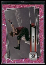 2025 Topps Chrome WWE Huskus #83 Pink Shimmer Refractor