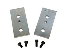 Wfo Concepts Leaf Spring Axle Relocation Blocks 2.5 Wide With Bolts