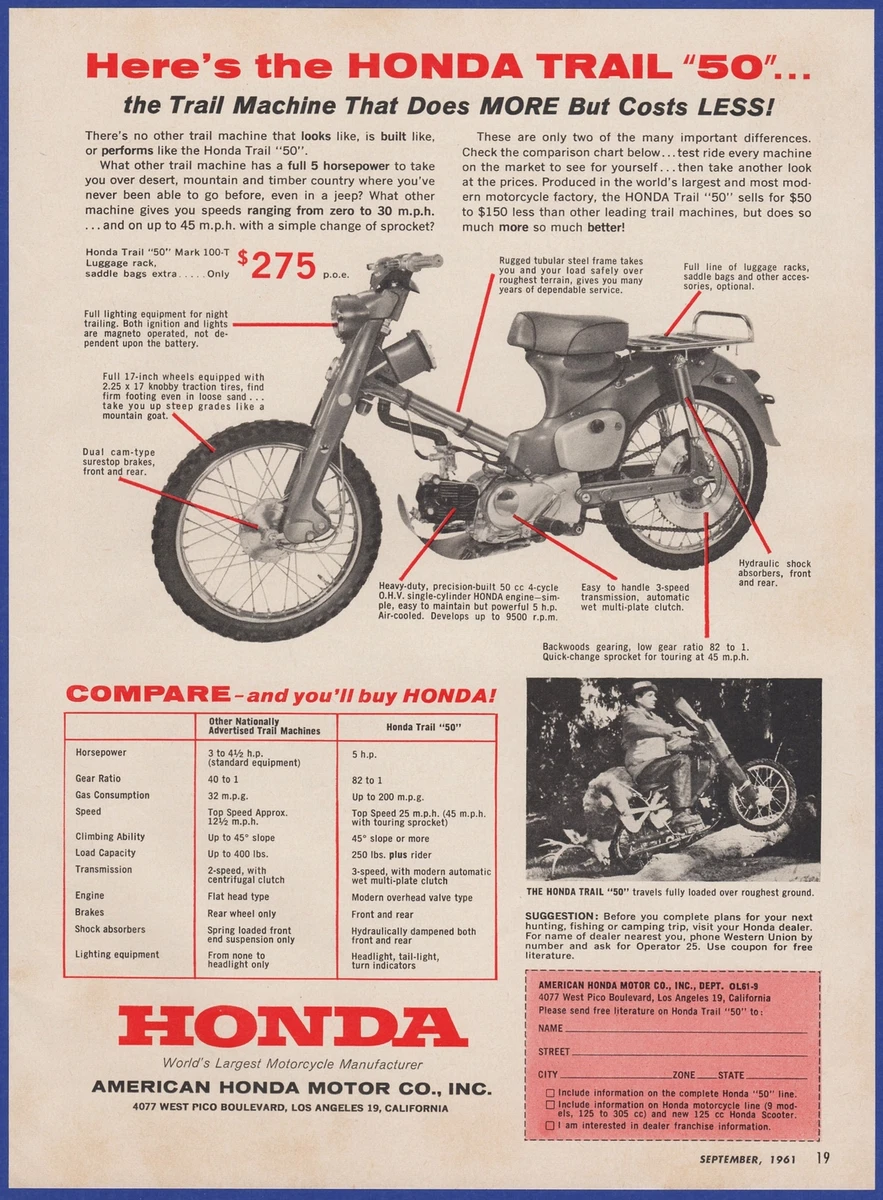 Honda 50 2 best sale stroke