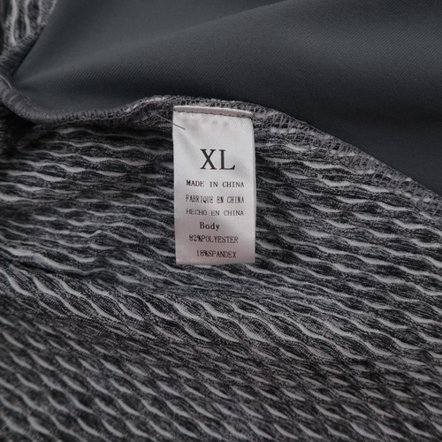 Pantalones de compresión para mujer Levantamiento de glúteos cintura alta Leggings con bolsillos Gris XL - Imagen 10 de 13