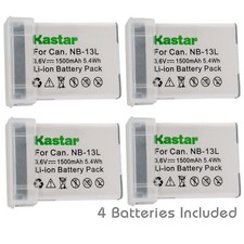 NB-13L Battery for Canon PowerShot G7 X, G9 X, G9 X Mark II, SX620 HS, SX720 HS