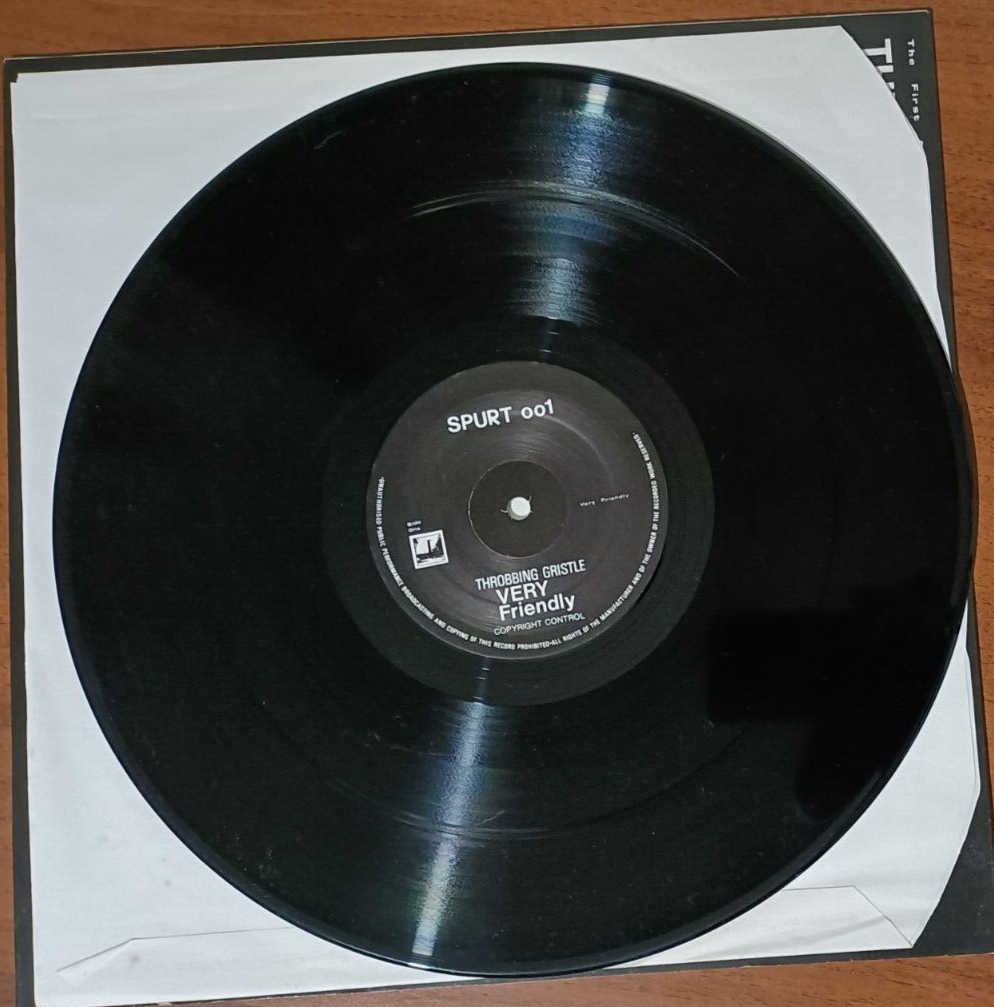 THROBBING GRISTLE Very Friendly LP 1987 SPURT 001 Funeral In Berlin