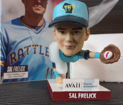 SAL FRELICK Bobblehead TIMBER RATTLERS SGA Brewers #3 FRESHMEN SERIES 6/9/24