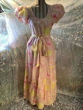 Loveshackfancy Karalie Silk-Blend Maxi Dress Women's AUTHENTIC NWT