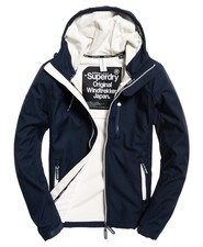 Mens Superdry Hooded SD-Windtrekker Eclipse Navy