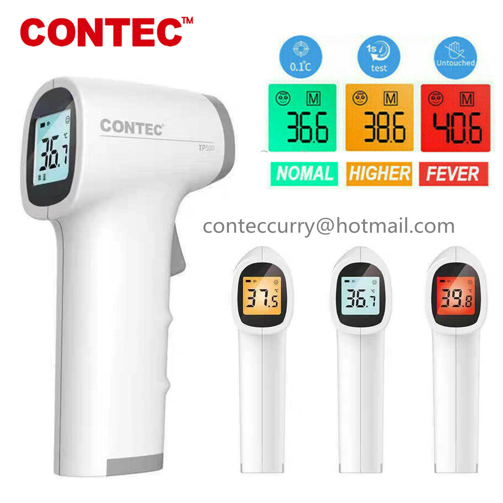 Only US address Digital Infrared Non-Contact Thermometer CONTEC TP500