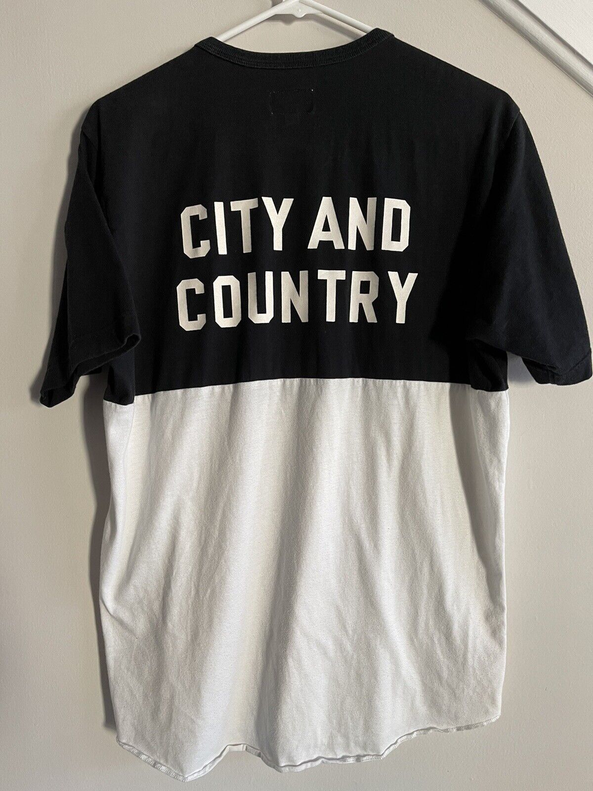 Supreme City and Country Henley Sleeve Shirt M S/S 2012 box logo off-white  huf