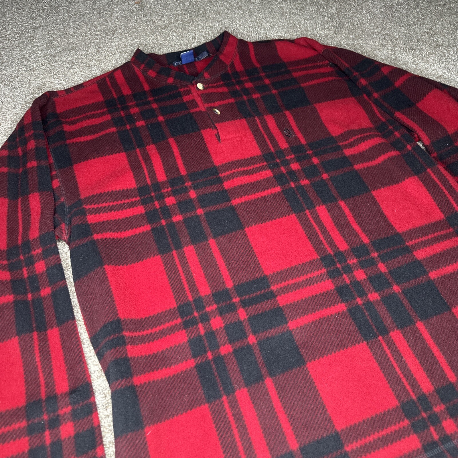 Nautica brand Nautech Fleece long-sleeved pullover 1/4 zip XL MADE IN USA