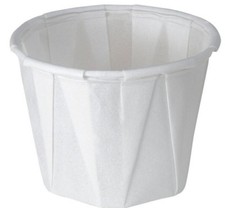 Paper Sauce Pot 1oz Ramekins Pack of 250 Disposable Souffle Dip Tablets 28ml
