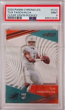 2020 Panini Chronicles #CV2 TUA TAGOGAILOA Clear Vision Rookies PSA 9 Dolphins