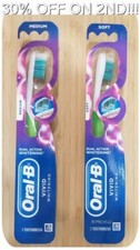 Oral B 3D White Vivid Manual Toothbrushes, Soft OR Medium Bristles, 1 Ct