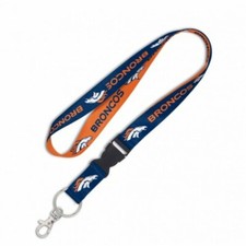 Denver Broncos NFL Football Team Logo Lanyard Neck Safety Latch Buckle