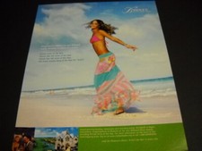 RIHANNA does the beachy Barbados thing Original 2006 PROMO POSTER AD mint cond