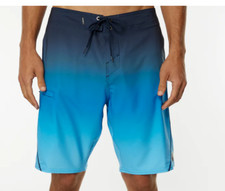 New O'NEILL sz 30 board shorts HYPERFREAK s-seam Cobalt bright blue fade