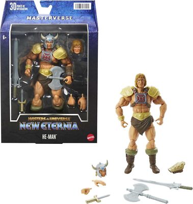 Masters of the Universe Masterverse New Eternia Viking He-Man Actionfigur mit