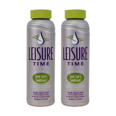 Leisure Time Cover Care and Conditioner Vinyl Protectant for Spas & Hot Tubs 2pk