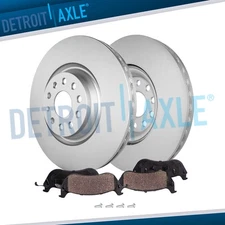 Front Disc Rotors Brake Pads for Audi A3 Quattro S3 Volkswagen Golf R GTI Jetta