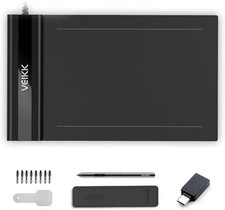 VEIKK S640 Drawing Tablet, 6x4 Inch Digital Graphics Tablet