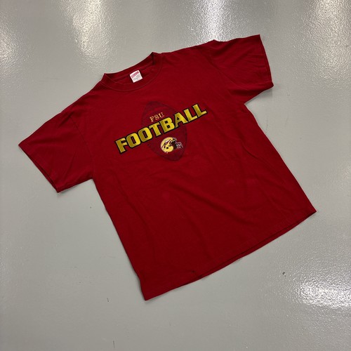 Vintage Florida State Seminoles College Football T Shirt Mens L Red FSU 90s