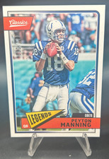 2018 Panini Classics Legends Peyton Manning Red Back  #198 SP /299 HOF Colts!