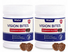 Wellix Vision Bites With Cranberry Lutein, 260ct, Pack of 2 , 520 Total