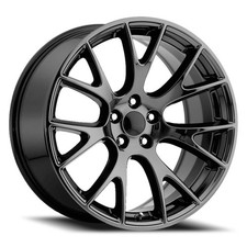 Replicas By Luxxx Rep Dg05 Wheels 22x9 15 5x114.3 71.5 Black Rims Set Of 4
