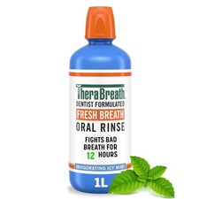 Fresh Breath Mouthwash Alcohol-Free - Icy Mint - 33.8 fl oz-2pack