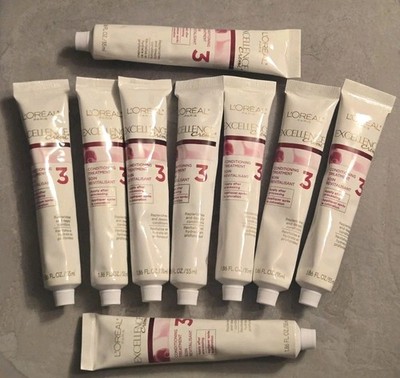 *9* L'OREAL PARIS EXCELLENCE CREME CONDITIONING HAIR TREATMENT Ea TUBE 1.86fl oz