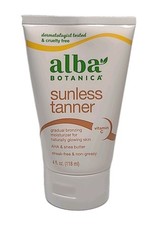  1  Alba BOTANICA Sunless Tanner Lotion With Vitamin C   4 Oz / 118 mL
