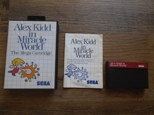 4 Sega Master System Games: Alex Kidd in Miracle World, Wonder Boy III,more READ