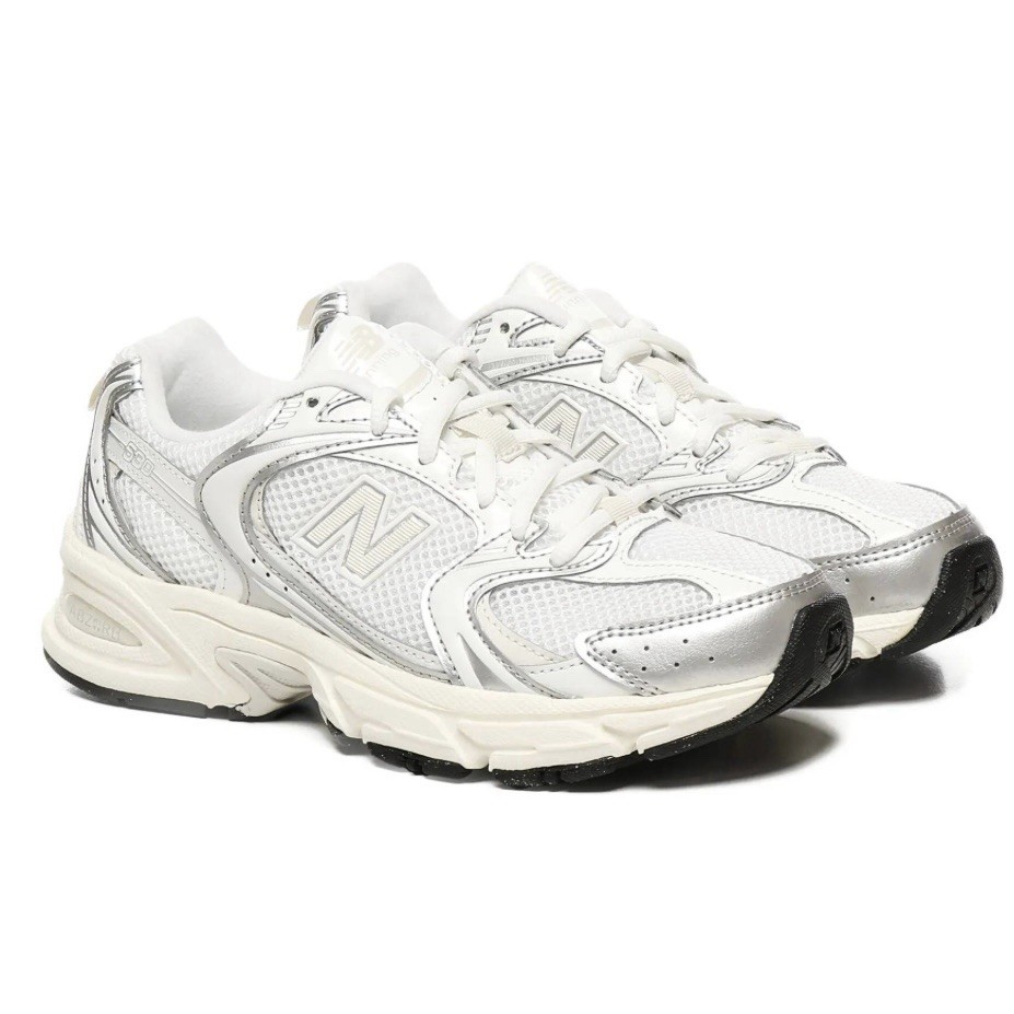 New Balance 530 Casual Shoes Silver Metallic/Linen U530ESB W
