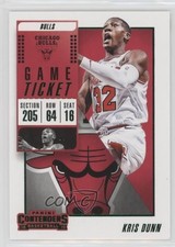 2018-19 Panini Contenders Game Ticket Green Kris Dunn #34 0w8