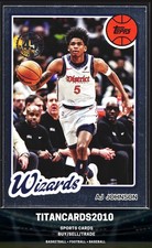 AJ Johnson 2025 Topps 45th Foil Washington Wizards #80BK-18