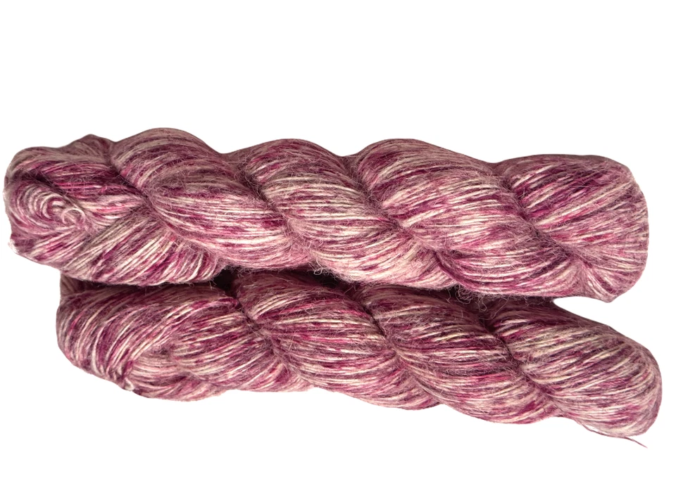 100 g de hilo de yute fino rosa tie dye 530 yardas Foto 2 de 4